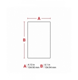 Etykiety inkjet poliester do druku atramentowego białe J20-262-2569 wym. 105.00 mm x 155.00 mm, 200 szt.