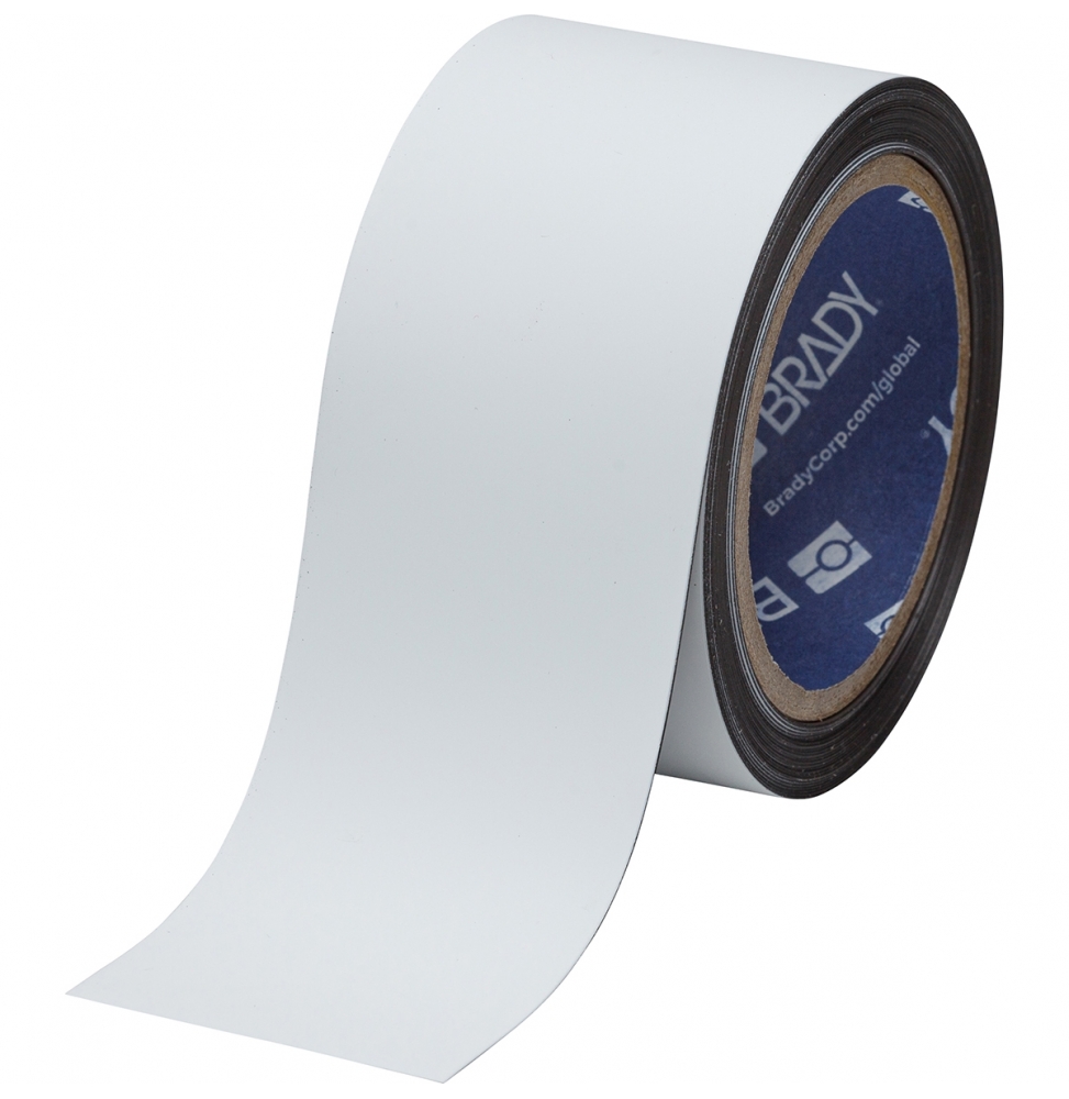 Taśma magnetyczna poliestrowa biała J50C-2500-2509 wym. 63.50 mm x 7.62 m