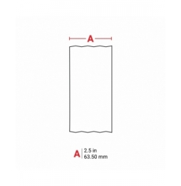 Taśma magnetyczna poliestrowa biała J50C-2500-2509 wym. 63.50 mm x 7.62 m