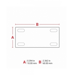 Oznaczniki kablowe poliuretanowe białe B33-6010-7643-WT wym. 60.00 mm x 10.00 mm, 500 szt.