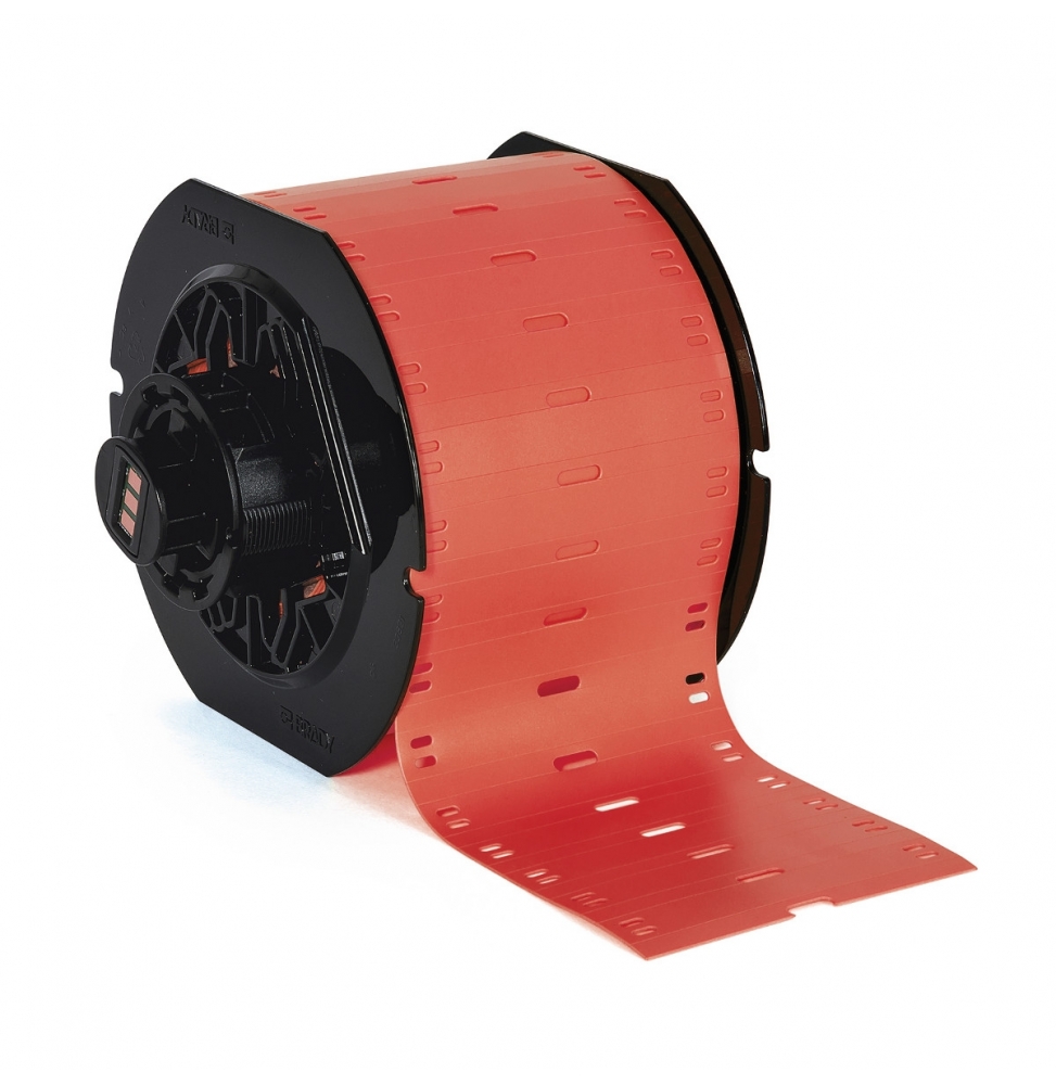 Oznaczniki kablowe poliuretanowe czerwone B33-75x10-7643-RD wym. 75.00 mm x 10.00 mm, 750 szt.
