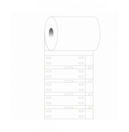 Przywieszki do kabli polietylenowe białe BPT-7597W-2050 wym. 50.80 mm x 12.70 mm, 2000 szt.