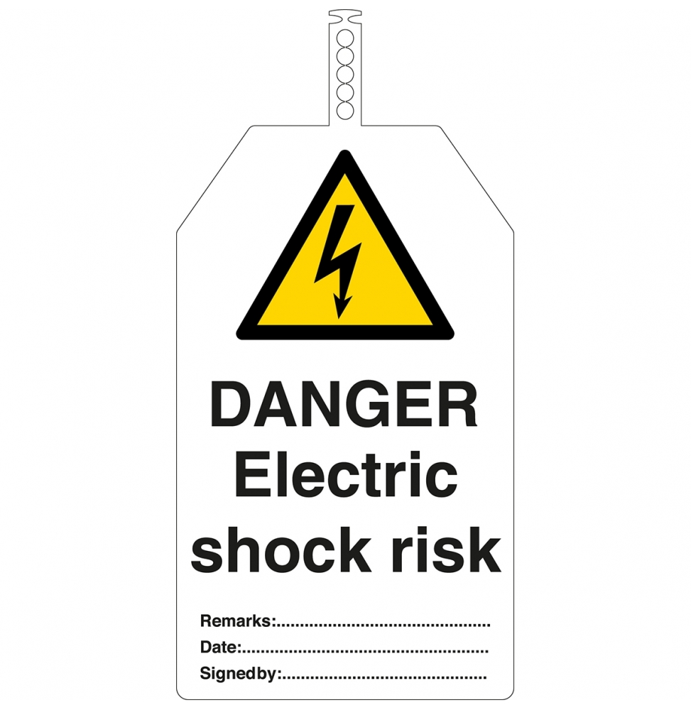 Zawieszka BHP Brady (10szt.), TAG-E-DANGER ELEC. -145X85MM.