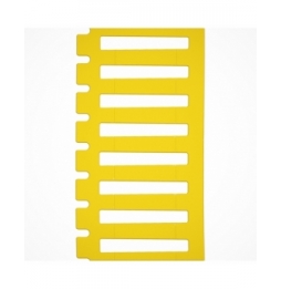 Etykiety do nośników DuraSleeve winylowe żółte BM-16x4.4-7696-YL wym. 16.00 mm x 4.40 mm, 5000 szt.