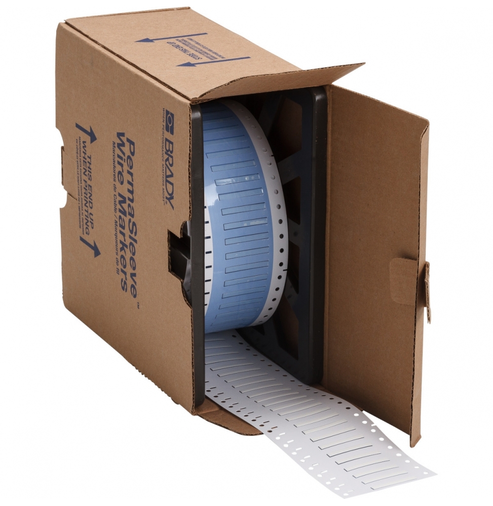 Koszulki termokurczliwe  białe PS-094-150-WT-2 wym. 19.05 mm x 4.62 mm, 5000 szt.