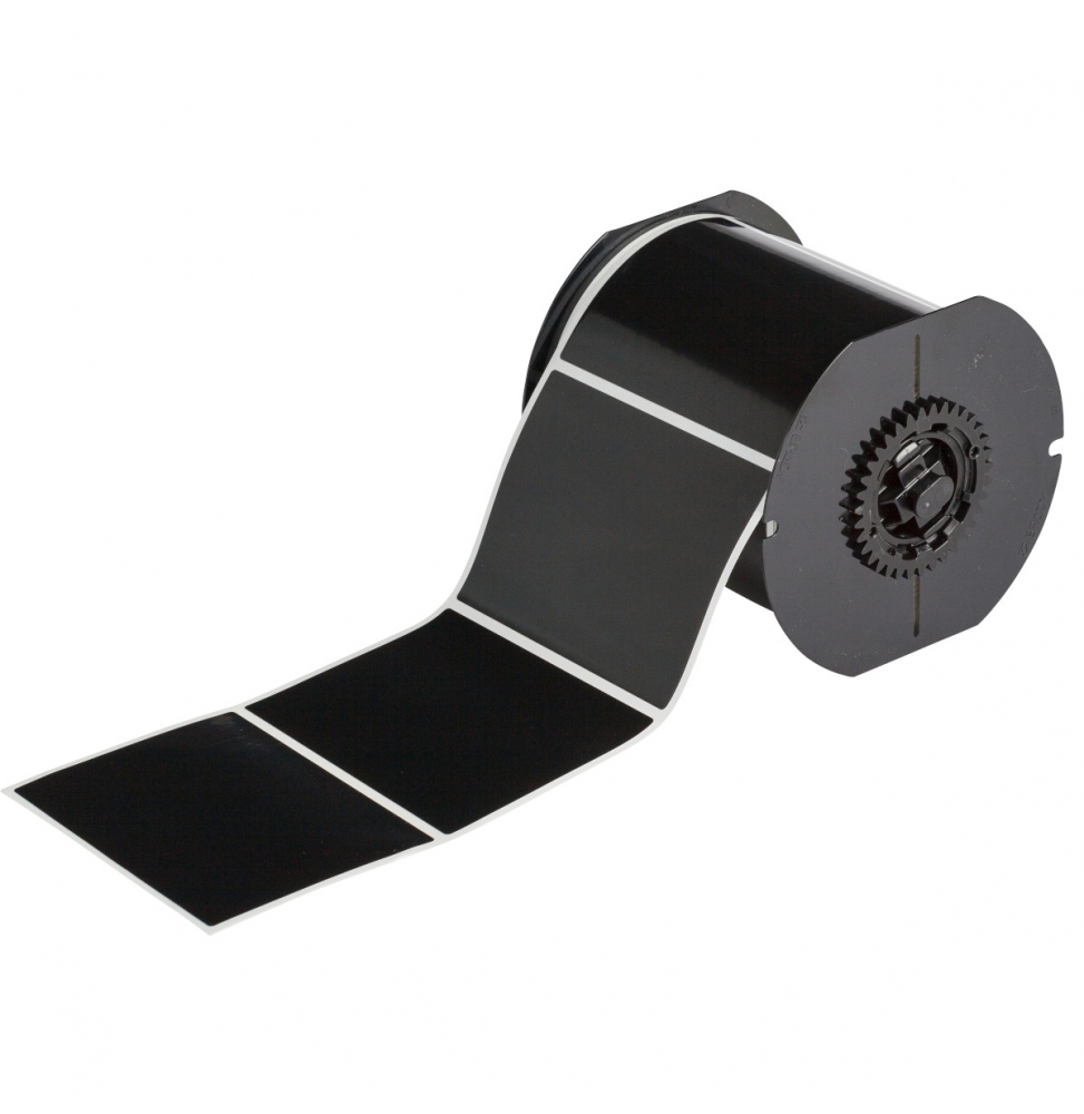 Etykiety poliestrowe czarne B33-7-8591-BK wym. 69.85 mm x 31.75 mm, 1000 szt.