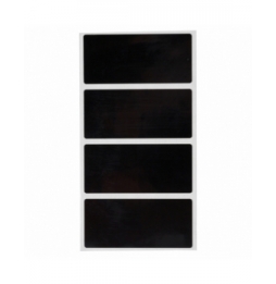 Etykiety poliestrowe czarne B33-7-8591-BK wym. 69.85 mm x 31.75 mm, 1000 szt.