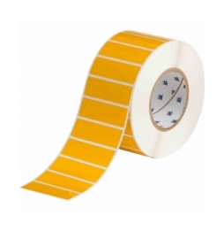 Etykiety poliestrowe żółte THT-18-423-3-YL wym. 76.20 mm x 25.40 mm, 3000 szt.