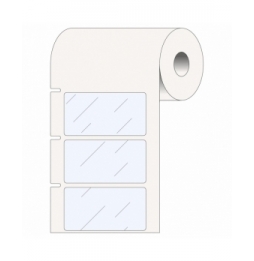 Etykiety polypropylenowe przezroczyste THT-303-7600-3 wym. 48.26 mm x 25.40 mm, 3000 szt.