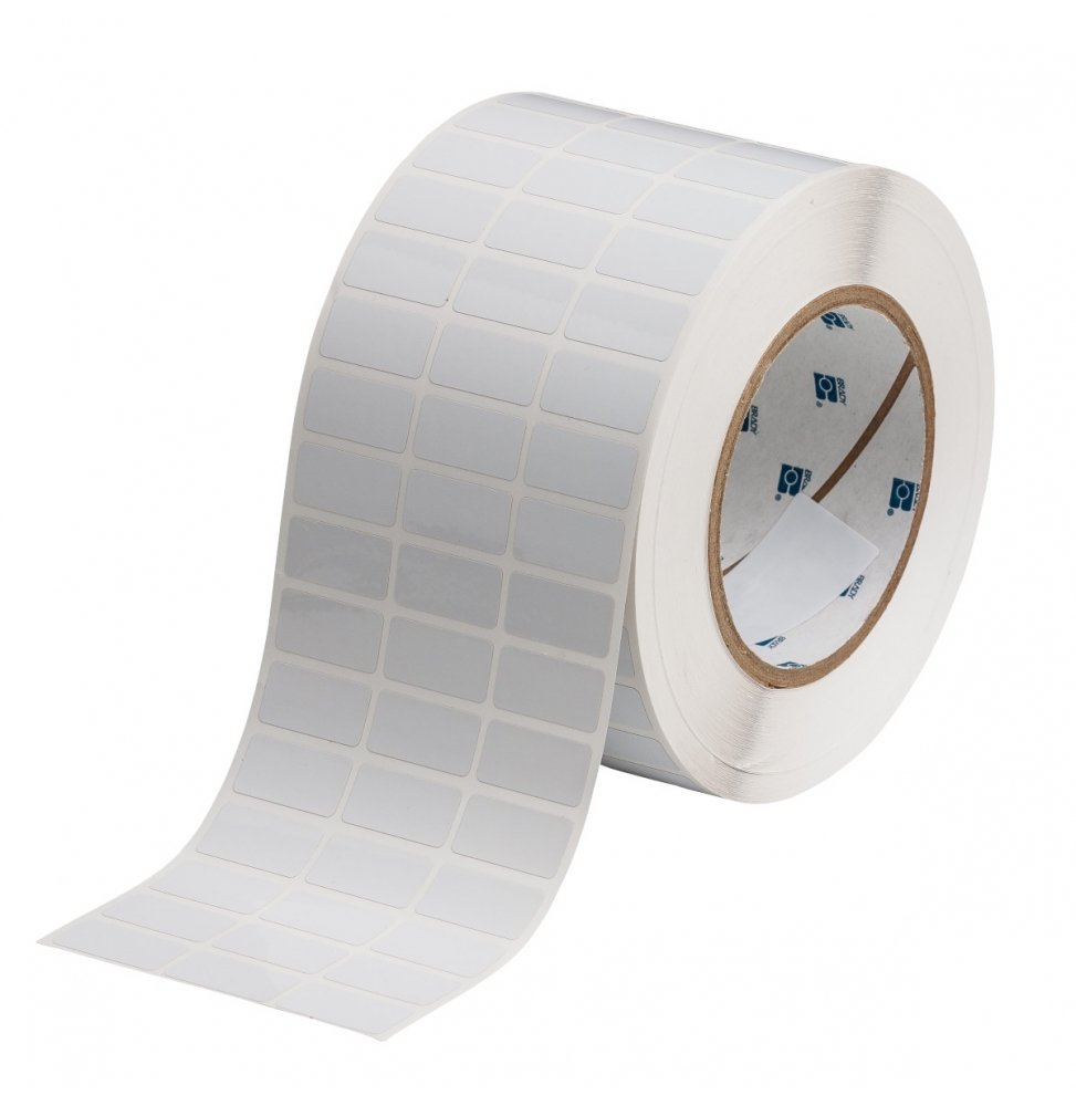 Etykiety poliamidowe białe THT-5-718-10 wym. 25.40 mm x 12.70 mm, 10000 szt.